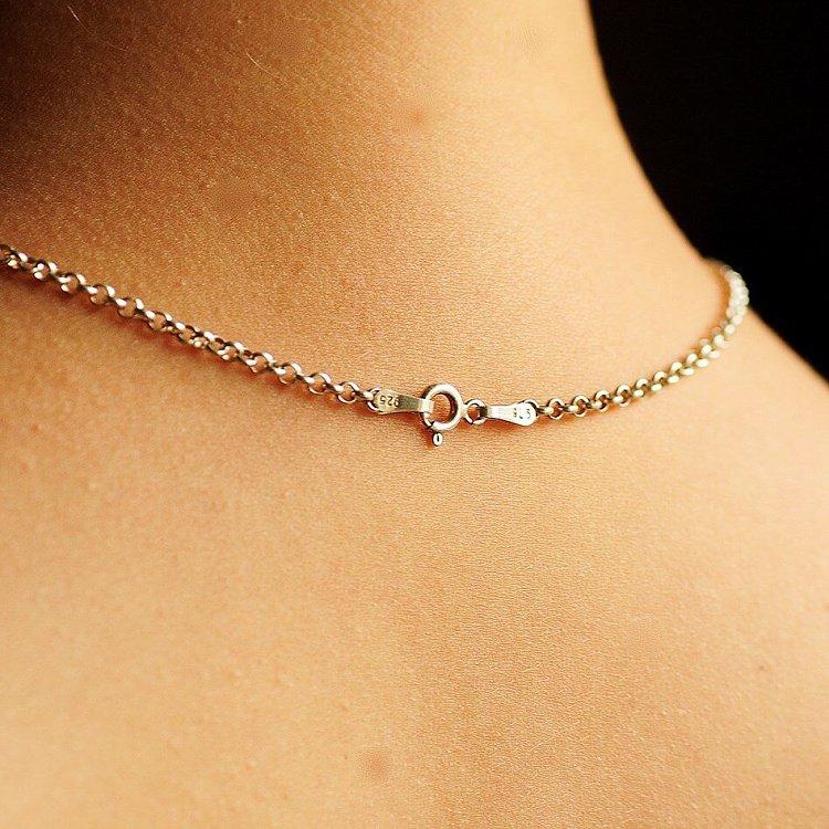 Серебряное колье "Цветочки" 18011 от ювелирного магазина Оникс - 8