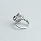 Серебряное кольцо "Клевер" с перламутром 111626 от ювелирного магазина Оникс - 8