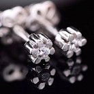 Золотые серьги (фианиты) с02823 от ювелирного магазина Оникс
