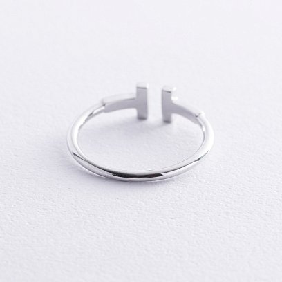 Каблучка "Tina" в білому золоті к05191 №6