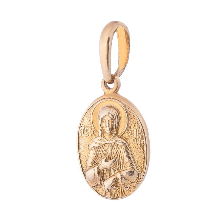 Срібна ладанка з позолотою 131809 від ювелірного магазину Онікс - 2