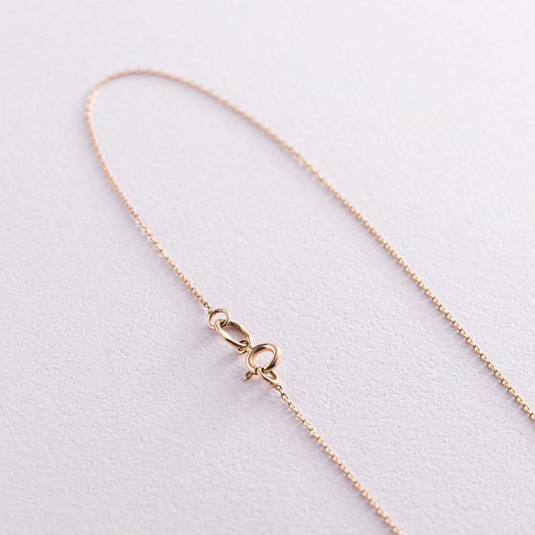 Золотое колье "Ножки младенца" кол00613 от ювелирного магазина Оникс - 2