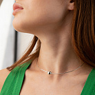 Кольє - чокер "Adele" у сріблі з кулькою (10 мм) 181328 от ювелирного магазина Оникс - 11