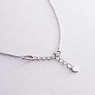 Серебряное колье - галстук "Монетки" 908-01233 от ювелирного магазина Оникс - 5