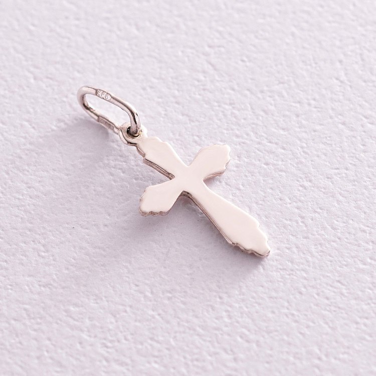Дитячий православний срібний хрестик 13001 від ювелірного магазину Онікс - 1