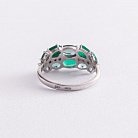 Серебряное кольцо с агатом, кварцом и фианитами 1370/1р-GRAGOG от ювелирного магазина Оникс - 4