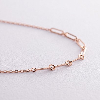 Кольє - ланцюжок у червоному золоті кол02378 №3