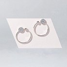 Золоті сережки "Моніка" з діамантами сб0486м от ювелирного магазина Оникс