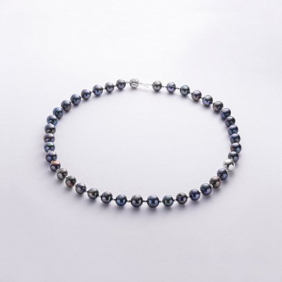 Бусы из жемчуга (золотая застежка с бриллиантами) бусб021ж