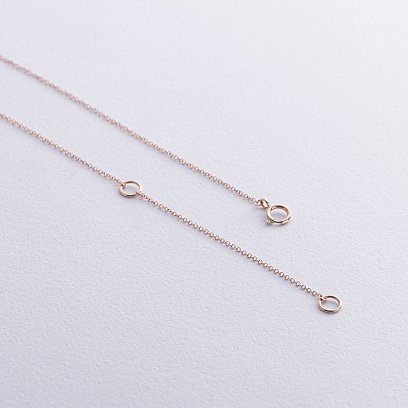 Золотое колье (малахит, бриллианты) колб0116sm №5