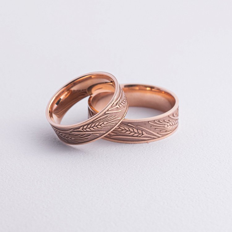 Обручка "Колосок" у червоному золоті 241281300 від ювелірного магазину Онікс - 5