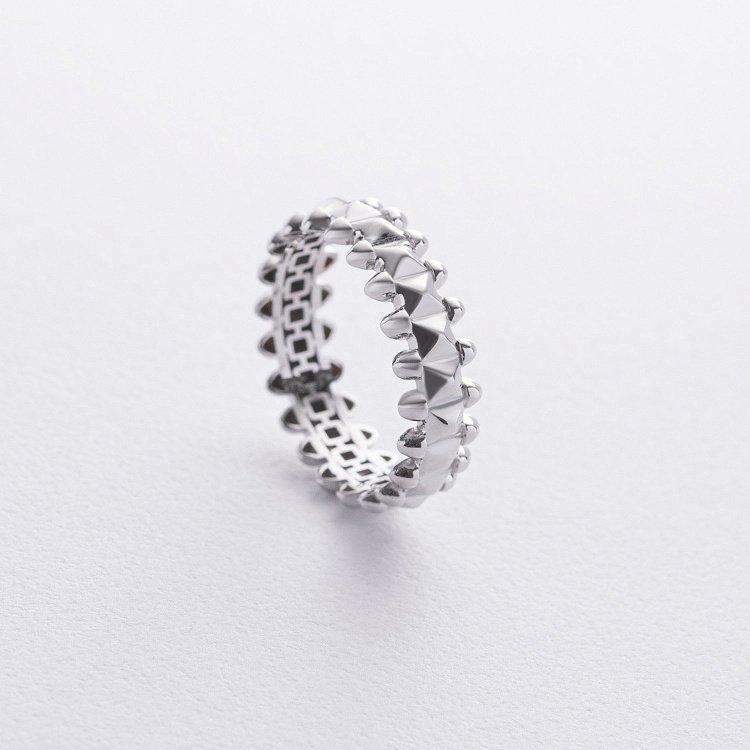 Каблучка "Teresa" у білому золоті к08203 від ювелірного магазину Онікс