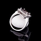 Серебряное кольцо с дымчатым топазом 111072 от ювелирного магазина Оникс - 2