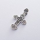 Серебряный православный крест (чернение) 132711 от ювелирного магазина Оникс - 3