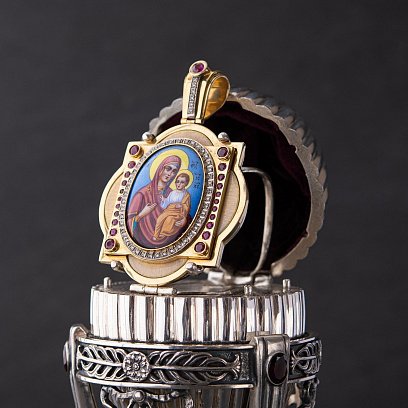 Серебряная фигура ручной работы 23153 №3