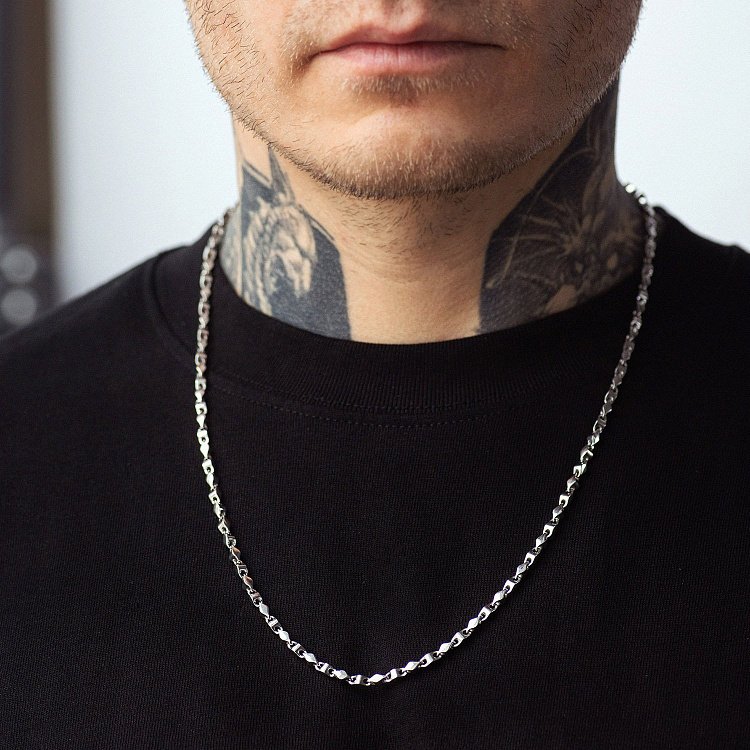 Мужская золотая цепочка ц00542 от ювелирного магазина Оникс - 5