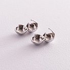 Срібні сережки "Кульки" 123129 от ювелирного магазина Оникс - 1