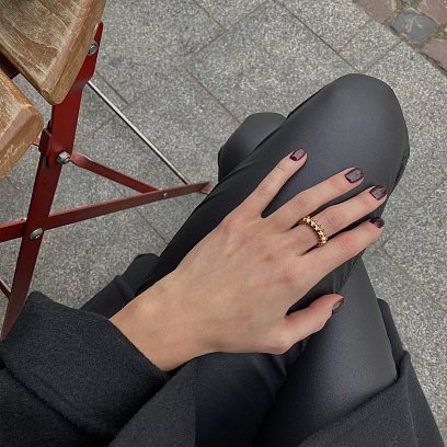 Каблучка "Тереза" в червоному золоті к06546 №8