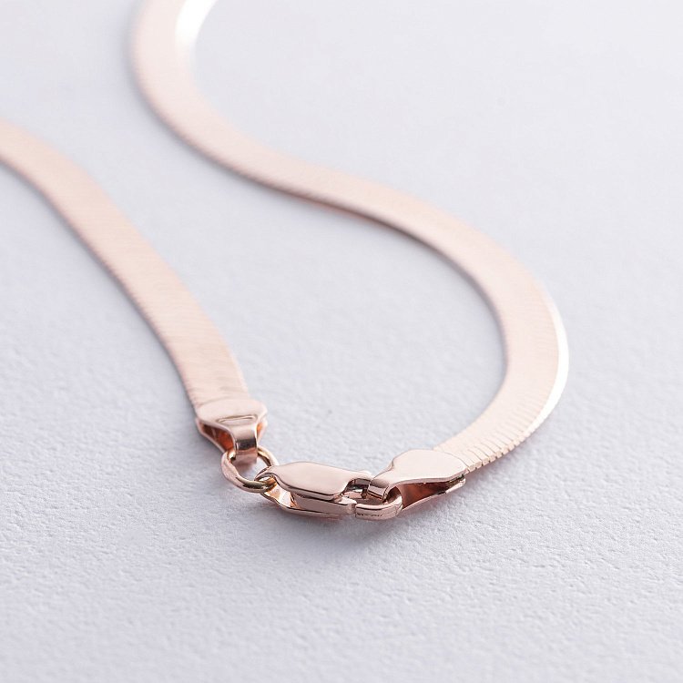 Кольє "Наомі" у червоному золоті (снейк) ц00514 від ювелірного магазину Онікс - 6