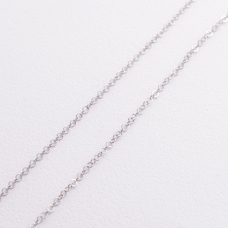 Ланцюжок у білому золоті 1мм ц00272-1 від ювелірного магазину Онікс - 1