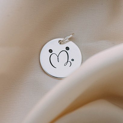 Серебряный кулон "Наша семья" 132722нс №4