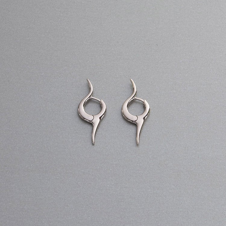 Срібні сережки "Florence" 123391 від ювелірного магазину Онікс - 8