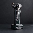 Серебряная фигура "Лягушка" ручной работы 23113 от ювелирного магазина Оникс - 2