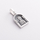 Срібна ладанка "Святий рівноапостольний великий князь Володимир. Ангел Охоронець" 131435 от ювелирного магазина Оникс