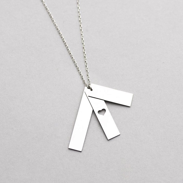 Серебряное колье (возможна гравировка) 18707 от ювелирного магазина Оникс - 5