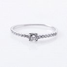 Золотое помолвочное кольцо с бриллиантами р0578б от ювелирного магазина Оникс