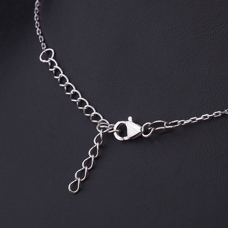 Срібне кольє "Лезо" з фіанітами 18209 від ювелірного магазину Онікс - 4