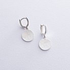 Срібні сережки "Сонячні зайчики" 122618 от ювелирного магазина Оникс - 3