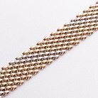 Золотий широкий браслет "Мілена" б05005 от ювелирного магазина Оникс - 3