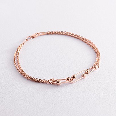 Золотий браслет "Фантазія" б05023