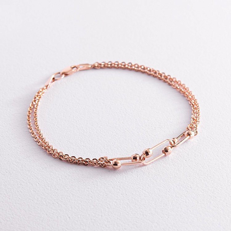 Золотий браслет "Фантазія" б05023 від ювелірного магазину Онікс