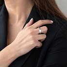 Серебряное кольцо 112521 от ювелирного магазина Оникс - 1