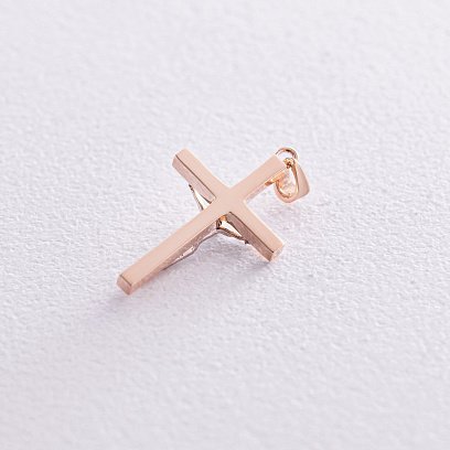 Золотий хрестик з розп'яттям п03730 №2