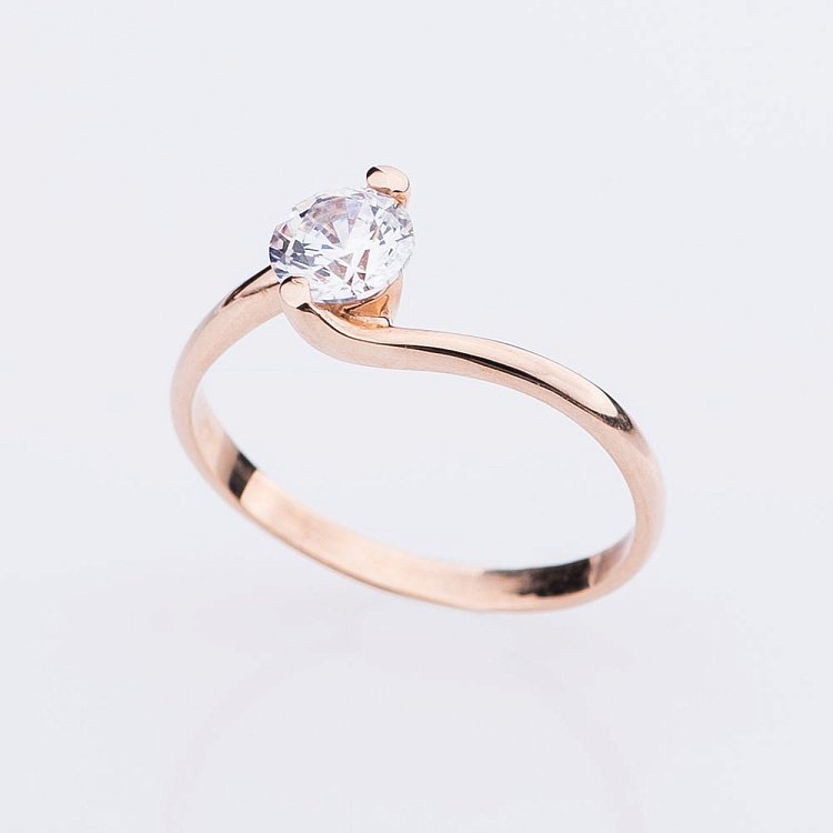 Кольцо (фианиты) к02316 от ювелирного магазина Оникс