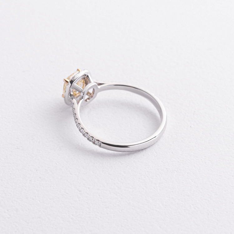 Золота каблучка з діамантами 245111121 від ювелірного магазину Онікс - 2