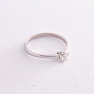 Помолвочное золотое кольцо с бриллиантом кб0424 от ювелирного магазина Оникс - 2