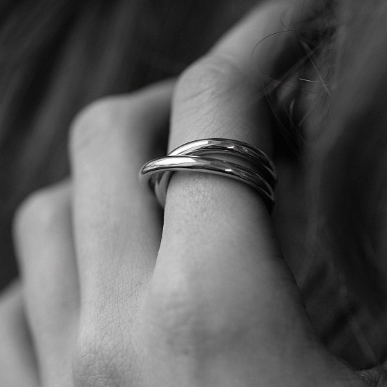Серебряное кольцо "Cynthia" 7229 №5
