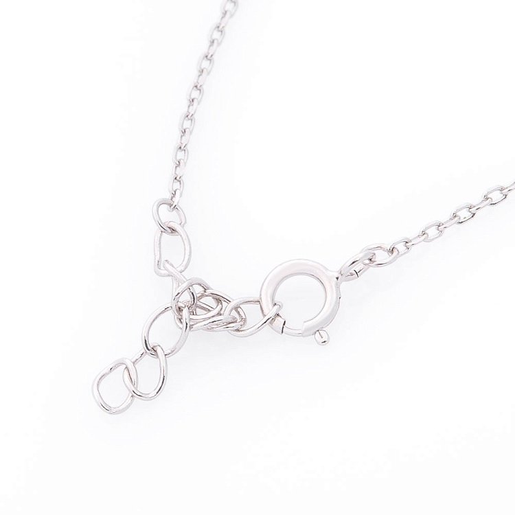 Серебряное колье "Корона" с фианитами 18752 - 1 Серебряное колье "Корона" с фианитами 18752 от ювелирного магазина Оникс - 1