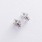Золоті сережки - трансформери з діамантами сб0337ri от ювелирного магазина Оникс - 3