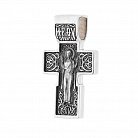 Чоловічий православний хрест з чорнінням 131557 от ювелирного магазина Оникс - 1