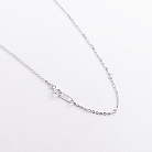 Серебряное колье (муассанит) 181381 от ювелирного магазина Оникс - 3