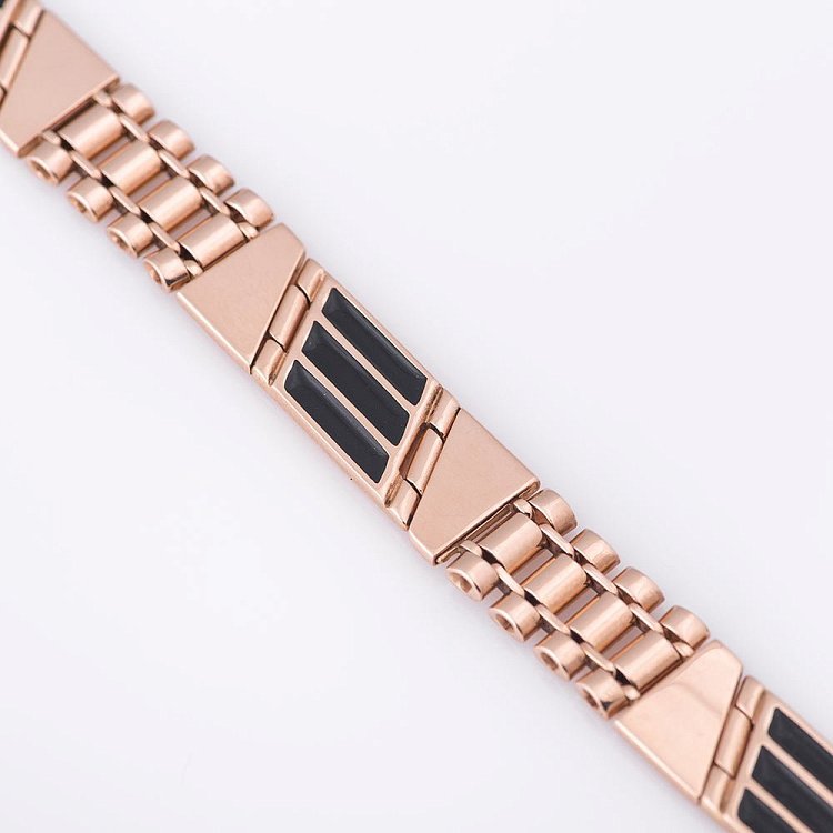 Эксклюзивный мужской браслет с эмалью б00387 от ювелирного магазина Оникс - 2