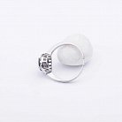 Срібний перстень з альмандином і фіанітами 111149 от ювелирного магазина Оникс - 2