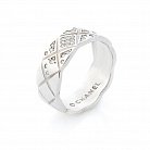 Серебряное кольцо с фианитами 112041 от ювелирного магазина Оникс - 2