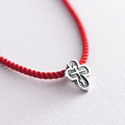 Срібний хрестик (чорніння) 131730 №4