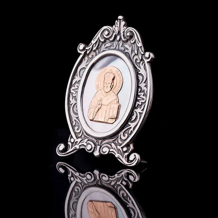 Икона "Святой Николай" 23432 от ювелирного магазина Оникс